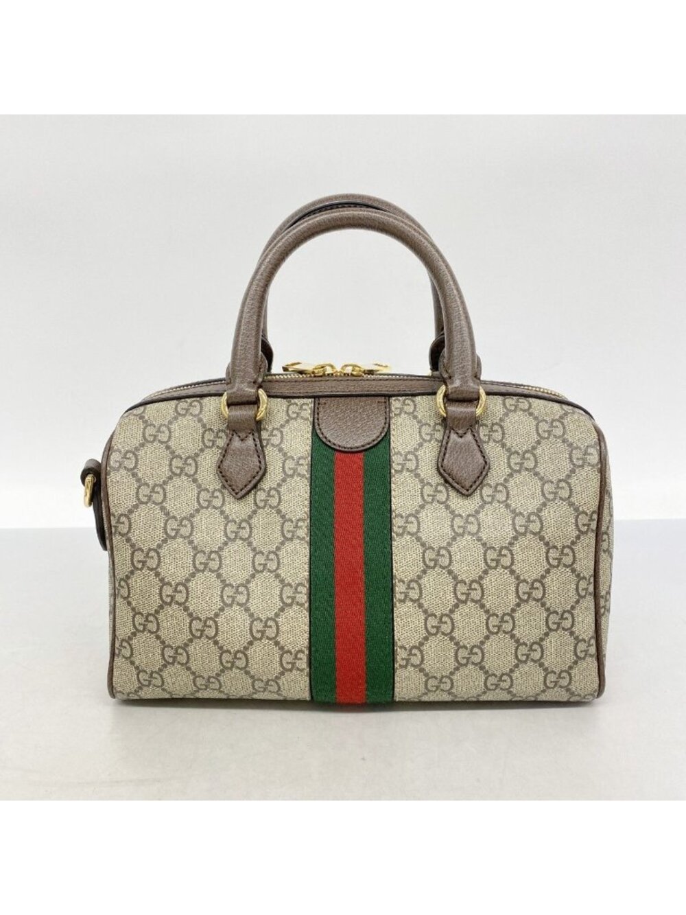 Gucci Handbag Ophidia Brown Gold 2-Way - Picture 10 of 10